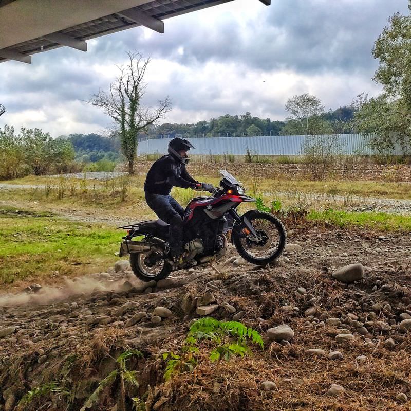 Rusmototravel (Rus Moto Travel, RMT) Enduro Training, Advanced Ridings Skills, Sochi, Krasnaya Polyana, BMW F850GS