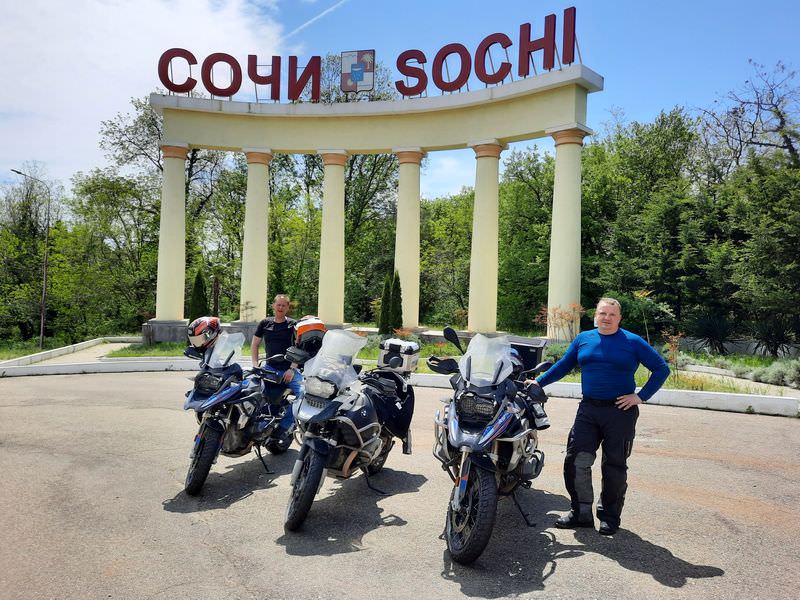 Sochi-Elbrus guided motorycle tour Rusmotoravel RMT Ride Report 1-9 May 2021