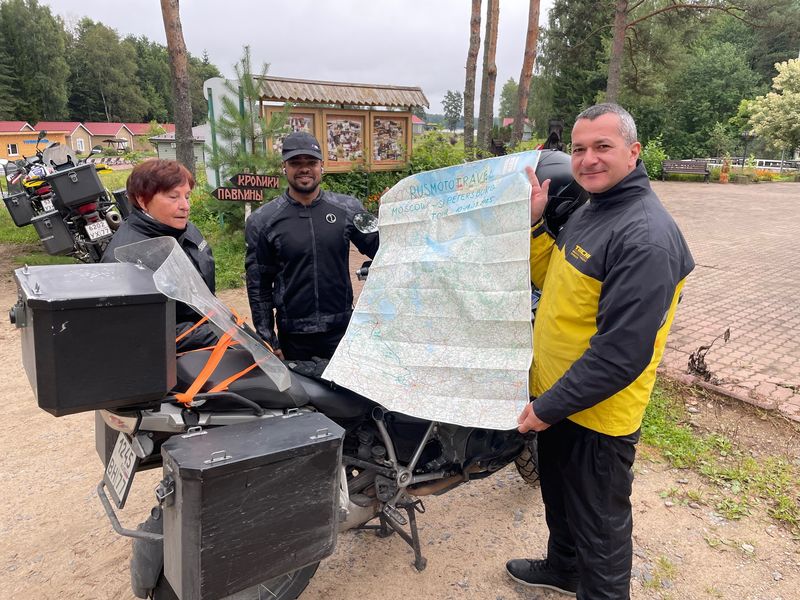 Rusmototravel mototour Moscow-St.Petersburg