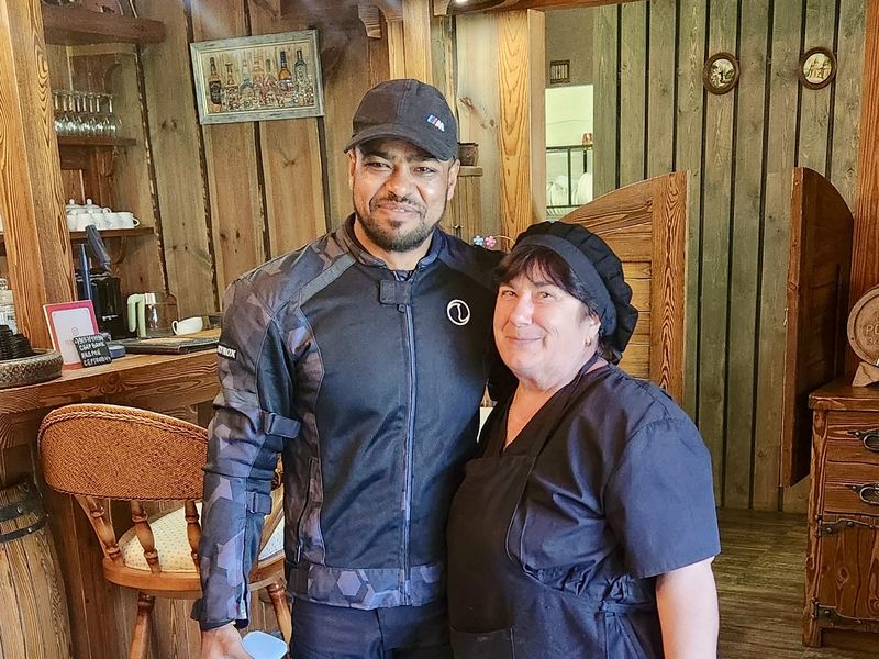 Cheese farm in mototour in Russia