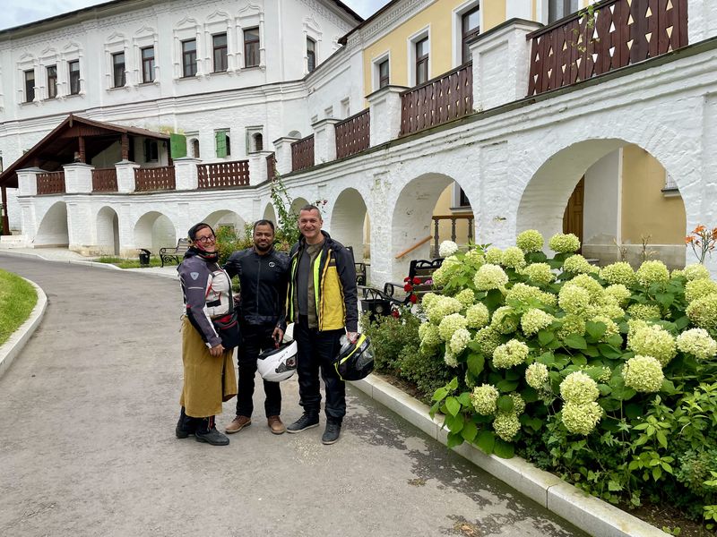 Savvino-Storozhevsky Monastery in mototour in Russia