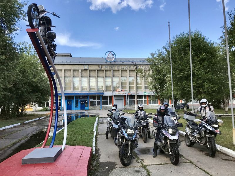URAL factory in Trans-Siberian moto tour with Rus Moto Travel