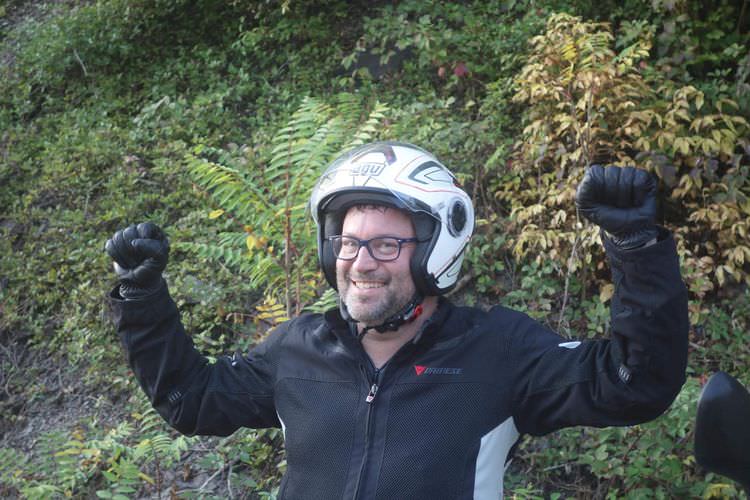 Riding adventure bikes on gravel roads