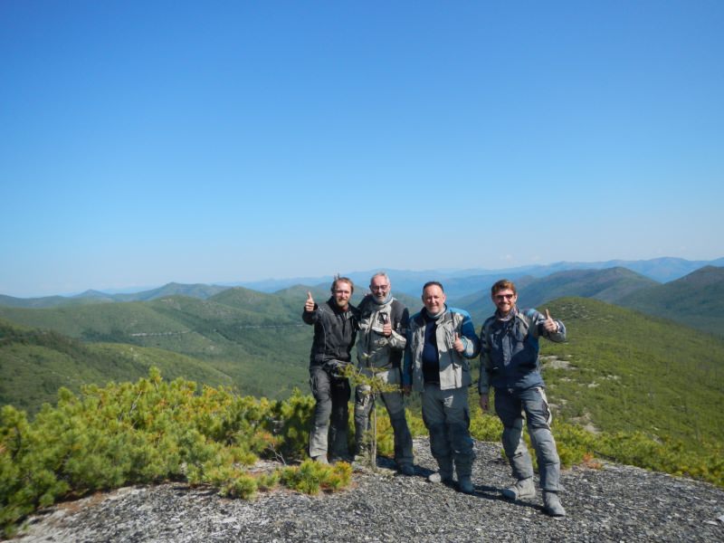 Road on Bones Magadan Kolyama Highway Rusmototravel motorcycle tour in Russia