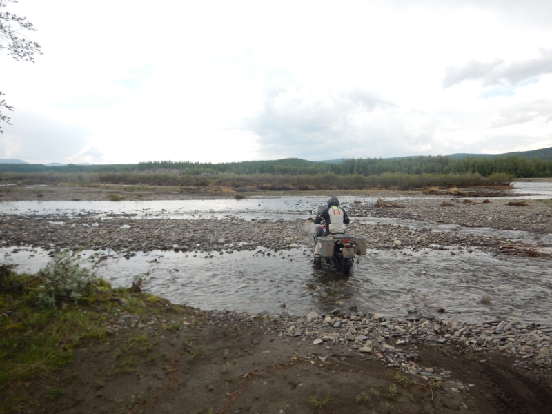 Road on Bones Magadan Kolyama Highway Rusmototravel motorcycle tour in Russia