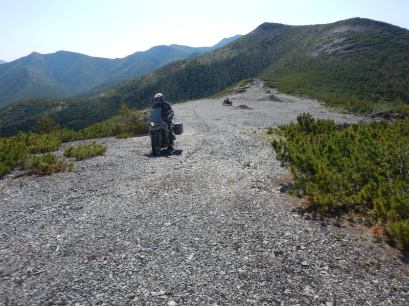 Road on Bones Magadan Kolyama Highway Rusmototravel motorcycle tour in Russia