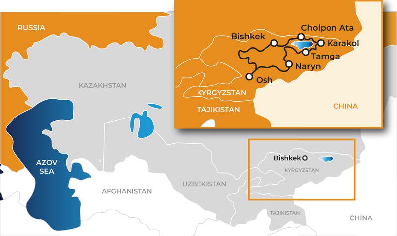 Kyrgyzstan Motorcycle Tour with Rusmototravel