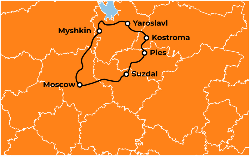 Suzdal-Yaroslavl weekend tour Rusmototravel