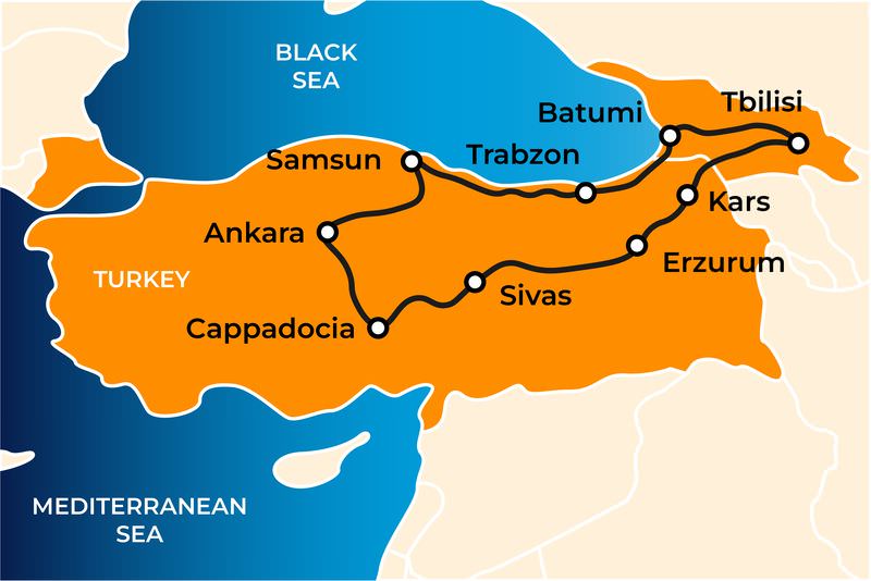 Turkey tour with Rusmototravel
