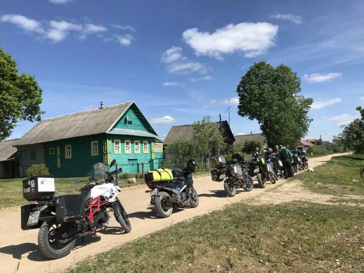 Moscow-Saint-Petersburg motorcycle tour Rusmototravel, small villages