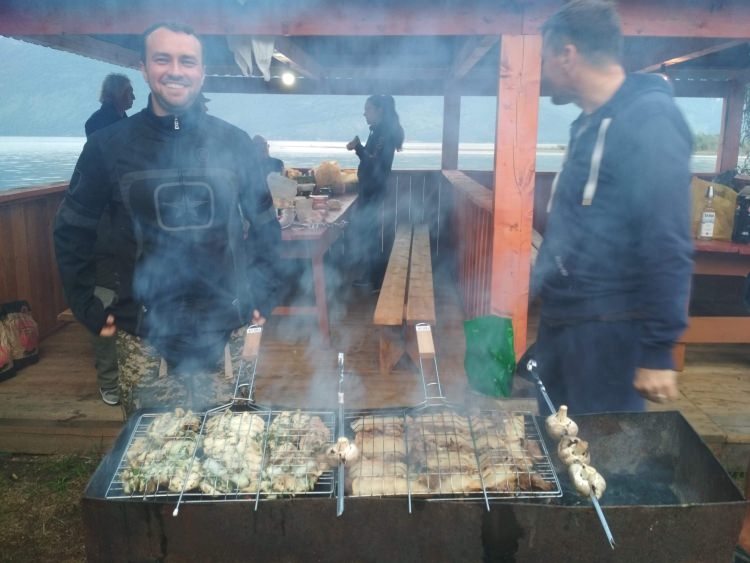 BBQ in the hotel Altay  Tour by Rusmototravel