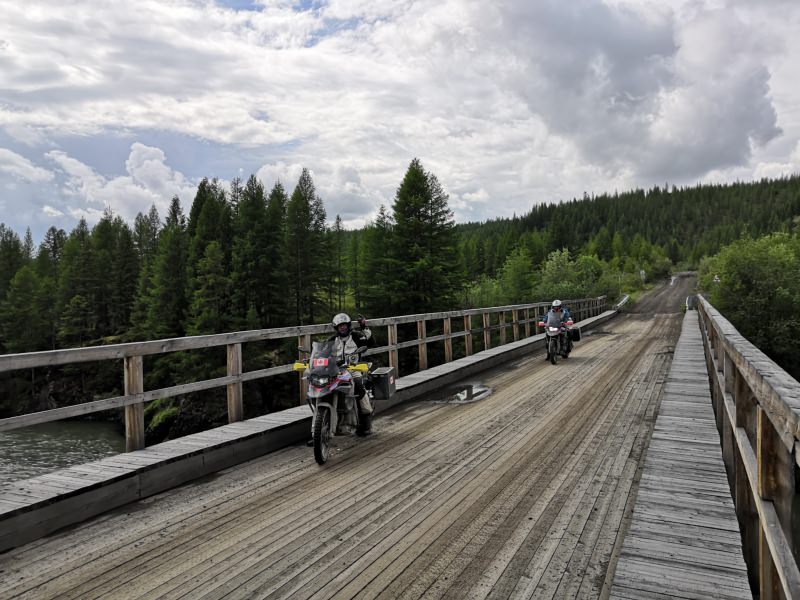 Road on Bones Magadan Kolyama Highway Rusmototravel motorcycle tour in Russia