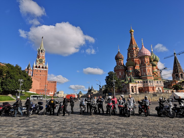 Moscow-Saint-Petersburg tour with Rusmototravel, July 2019