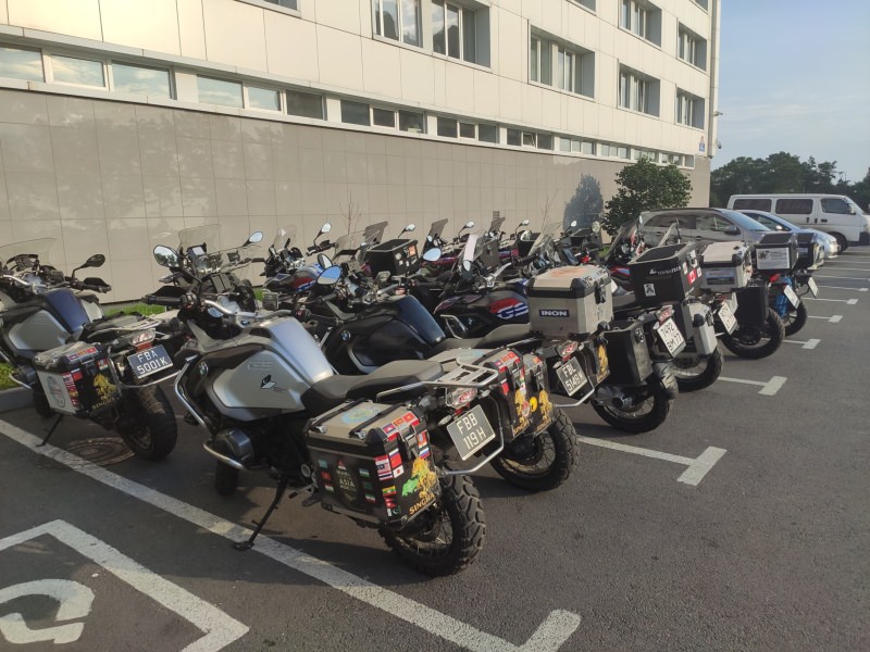 Road on Bones Magadan Kolyama Highway Rusmototravel motorcycle tour in Russia