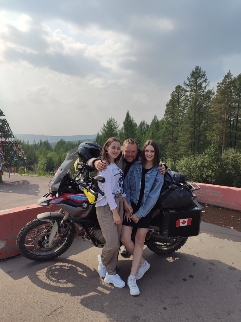 Road on Bones Magadan Kolyama Highway Rusmototravel motorcycle tour in Russia