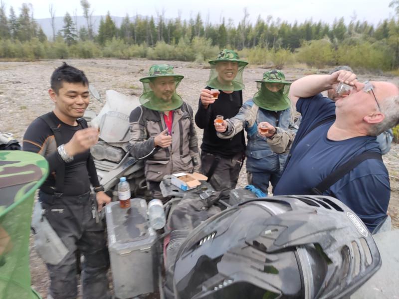 Road on Bones Magadan Kolyama Highway Rusmototravel motorcycle tour in Russia