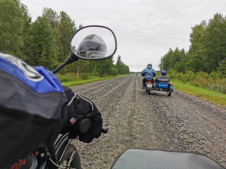 Vladivostok-Moscow Trans-Siberian Route, August 2019, Irbit Ural bikes test ride