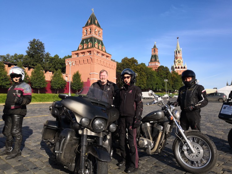 Moscow-Saint-Petersburg motorcycle tour Rusmototravel, Moscow Red Square