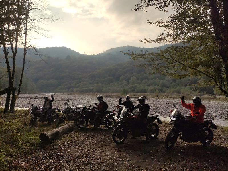 Rusmototravel (Rus Moto Travel, RMT) Enduro Training, Advanced Ridings Skills, Sochi, Krasnaya Polyana, BMW F850GS