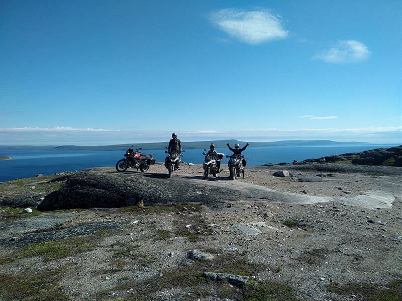 an expedition by rusmototravel (RMT) rus moto travel from Moscow to Kola Peninsula, to Rybachy