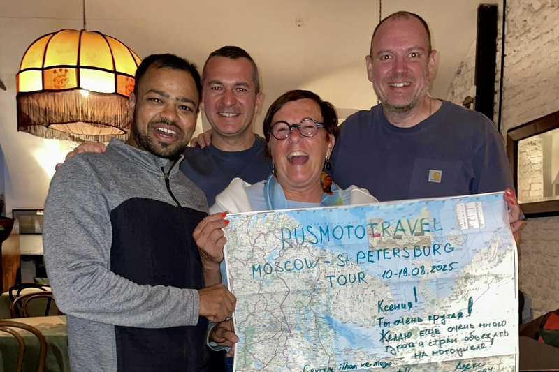 Russian Motorcycle Travel News, The Road from Moscow to St. Petersburg