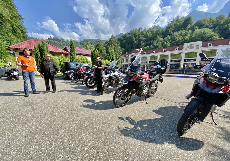 Sochi-Elbrus July 2020 tour with Rusmototravel on BMW F750, 850 and R1250GS