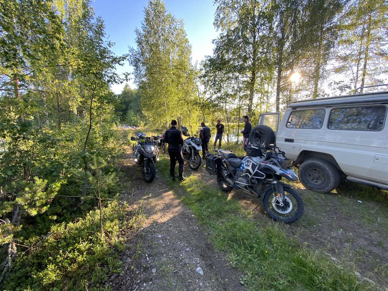 an expedition by rusmototravel (RMT) rus moto travel from Moscow to Kola Peninsula, to Rybachy