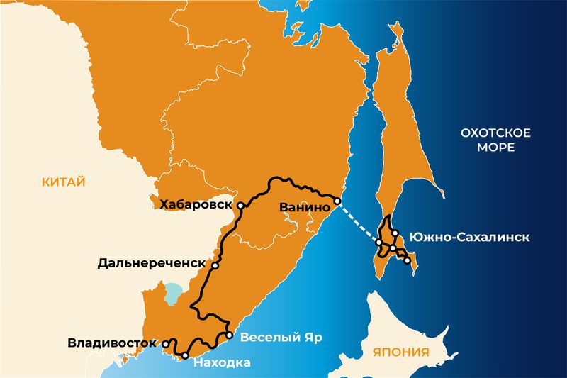 Sakhalin motorcycle tour, to the edge of the world